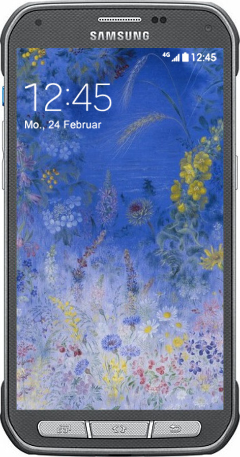 Силиконовый чехол Билокур для Samsung Galaxy S5 Active G870 - 5908u-364 изображение 
