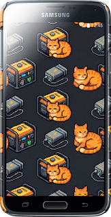 3D пластиковий матовий чехол Autonomous Zone для Samsung Galaxy S5 Duos SM G900FD - 6771m-62 изображение 