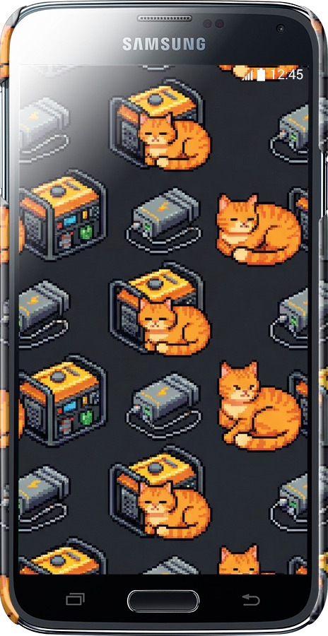 3D пластиковий матовий чехол Autonomous Zone для Samsung Galaxy S5 Duos SM G900FD - 6771m-62 изображение 