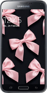 2D пластиковый чехол Coquette Ribbons Dark Coquette для Samsung Galaxy S5 Duos SM G900FD - 6767t-62 изображение 