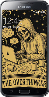 2D пластиковый чехол The Overthinker для Samsung Galaxy S5 Duos SM G900FD - 6774t-62 изображение 