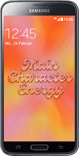 2D пластиковый чехол Aura Gradient Main Character Energy Aesthetic Y2K для Samsung Galaxy S5 g900h - 6783t-24 изображение 