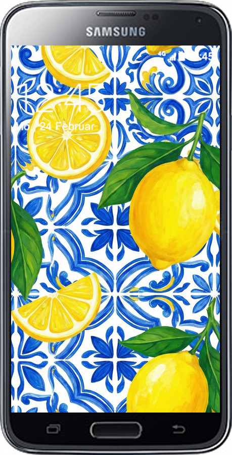 Силіконовий чехол Grocery Girl Italian Summer для Samsung Galaxy S5 Duos SM G900FD - 6766u-62 изображение 