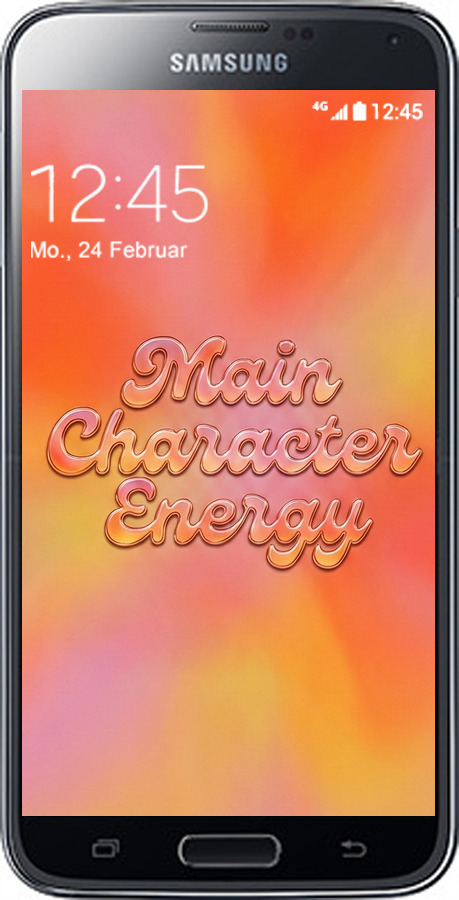 2D пластиковый чехол Aura Gradient Main Character Energy Aesthetic Y2K для Samsung Galaxy S5 g900h - 6783t-24 изображение 