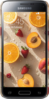 3D пластиковий глянцевий чехол Фрукти 3 для Samsung Galaxy S5 mini G800H - 6703c-44 изображение 