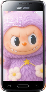 3D пластиковый матовый чехол Лабубу для Samsung Galaxy S5 mini G800H - 6708m-44 изображение 