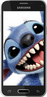 Силіконовий чехол Стіч для Samsung Galaxy S5 mini G800H - 6684u-44 изображение 