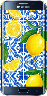 3D пластиковый матовый чехол Grocery Girl Italian Summer для Samsung Galaxy S6 Edge G925F - 6766m-83 изображение 