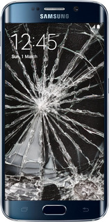 2D пластиковий чехол Glass для Samsung Galaxy S6 Edge G925F - 6608t-83 изображение 