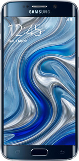2D пластиковый чехол Liquid Chrome для Samsung Galaxy S6 Edge G925F - 6781t-83 изображение 
