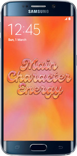 2D пластиковий чехол Aura Gradient Main Character Energy Aesthetic Y2K для Samsung Galaxy S6 Edge G925F - 6783t-83 изображение 