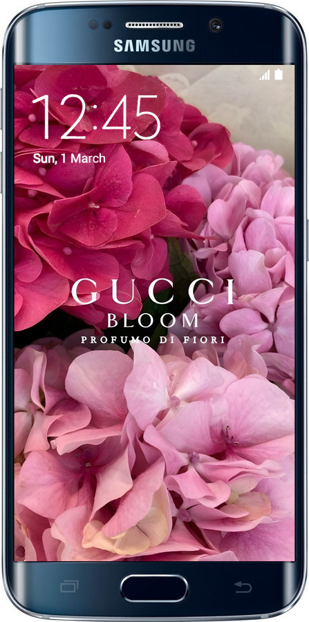 2D пластиковий чехол Гучи для Samsung Galaxy S6 Edge G925F - 6341t-83 изображение 