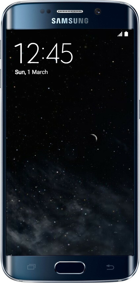 Силіконовий чехол Нічне небо для Samsung Galaxy S6 Edge G925F - 6451u-83 изображение 