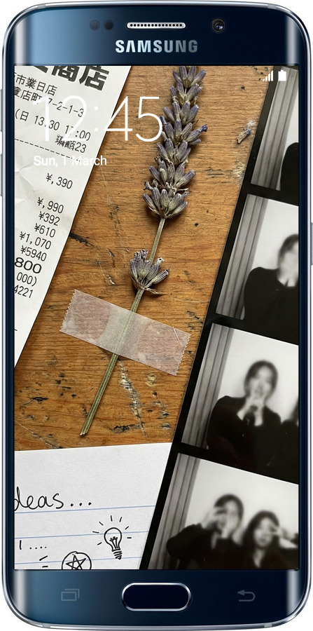 Силіконовий чехол Aesthetic Scrapbook Collage для Samsung Galaxy S6 Edge G925F - 6773u-83 изображение 