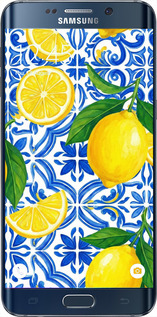 Силіконовий чехол Grocery Girl Italian Summer для Samsung Galaxy S6 Edge Plus G928 - 6766u-189 изображение 