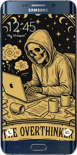 Силиконовый чехол The Overthinker для Samsung Galaxy S6 Edge Plus G928 - 6774u-189 изображение 