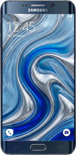 Силиконовый чехол Liquid Chrome для Samsung Galaxy S6 Edge Plus G928 - 6781u-189 изображение 