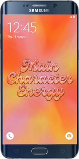 Силиконовый чехол Aura Gradient Main Character Energy Aesthetic Y2K для Samsung Galaxy S6 Edge Plus G928 - 6783u-189 изображение 