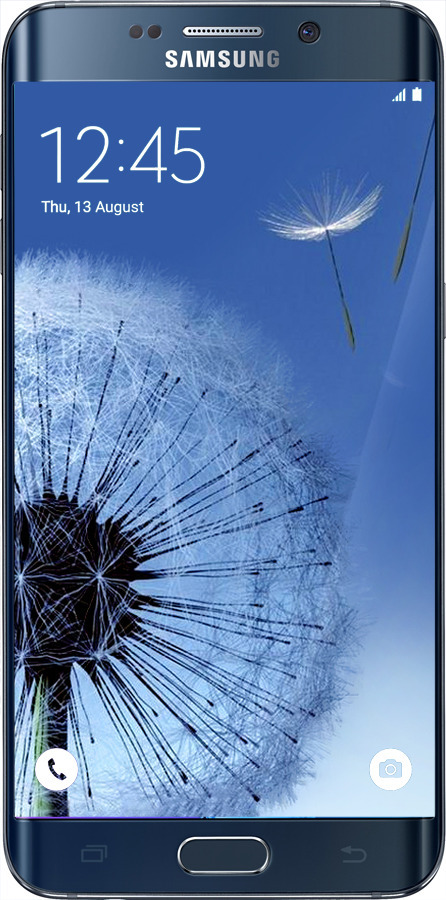 Силиконовый чехол Одуванчик для Samsung Galaxy S6 Edge Plus G928 - 6005u-189 изображение 