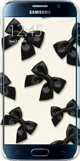 3D пластиковый глянцевый чехол Dark Coquette для Samsung Galaxy S6 G920 - 6765c-80 изображение 