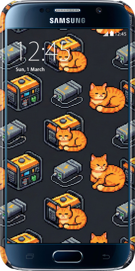 3D пластиковый глянцевый чехол Autonomous Zone для Samsung Galaxy S6 G920 - 6771c-80 изображение 