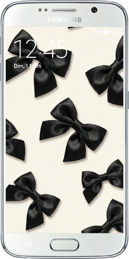 Силиконовый чехол Dark Coquette для Samsung Galaxy S6 G920 - 6765u-80 изображение 