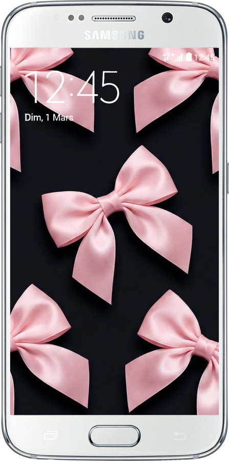 2D пластиковый чехол Coquette Ribbons Dark Coquette для Samsung Galaxy S6 G920 - 6767t-80 изображение 