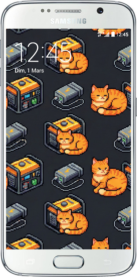 Силіконовий чехол Autonomous Zone для Samsung Galaxy S6 G920 - 6771u-80 изображение 