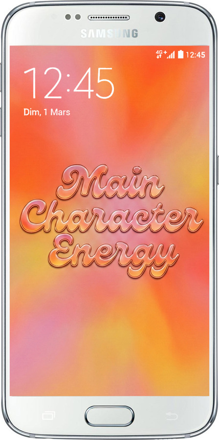 2D пластиковый чехол Aura Gradient Main Character Energy Aesthetic Y2K для Samsung Galaxy S6 G920 - 6783t-80 изображение 