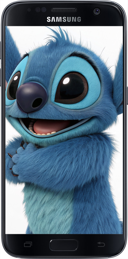TPU чехол Стіч 1 для Samsung Galaxy S7 G930F - 6686b-106 изображение 