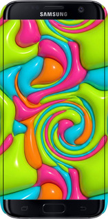 3D пластиковый матовый чехол Y2K Jelly Dream для Samsung Galaxy S7 G930F - 6780m-106 изображение 