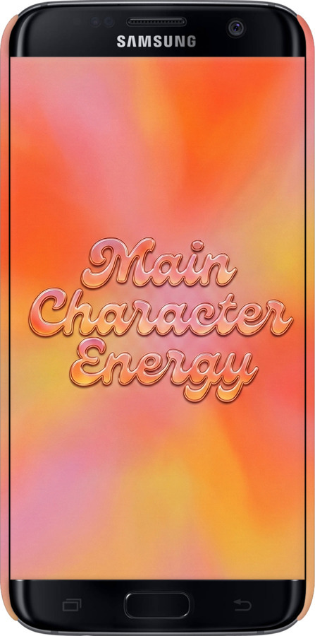 3D пластиковый матовый чехол Aura Gradient Main Character Energy Aesthetic Y2K для Samsung Galaxy S7 G930F - 6783m-106 изображение 