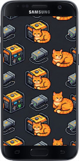 Силиконовый чехол Autonomous Zone для Samsung Galaxy S7 G930F - 6771u-106 изображение 