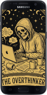 Силіконовий чехол The Overthinker для Samsung Galaxy S7 G930F - 6774u-106 изображение 