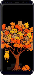 TPU чехол Дерево и котики для Samsung Galaxy S8 Plus - 6516b-817 изображение 