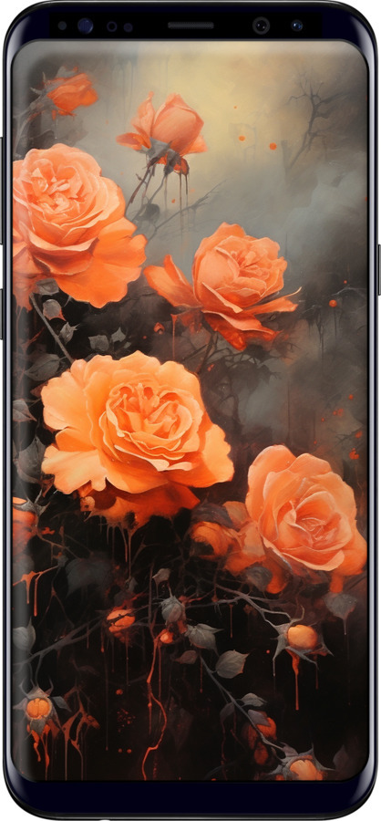 TPU чехол Оранжевые розы для Samsung Galaxy S8 Plus - 5944b-817 изображение 