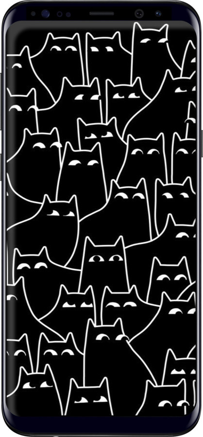 TPU чехол С изображением кошек для Samsung Galaxy S8 Plus - 6470b-817 изображение 