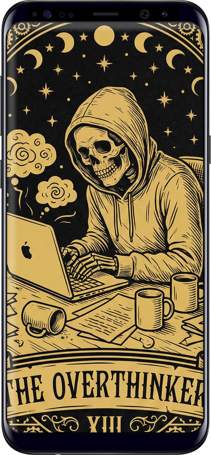 2D пластиковый чехол The Overthinker для Samsung Galaxy S8 Plus - 6774t-817 изображение 