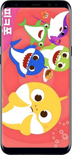 TPU чехол Бейби Шаркс для Samsung Galaxy S8 - 6305b-829 изображение 
