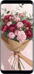 TPU чехол Півонії 1 для Samsung Galaxy S8 - 6705b-829 изображение 
