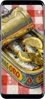 Силиконовый чехол Vintage Sardine Tin Phone для Samsung Galaxy S8 - 6772u-829 изображение 