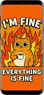 Силіконовий чехол Funny Cat для Samsung Galaxy S8 - 6786u-829 изображение 