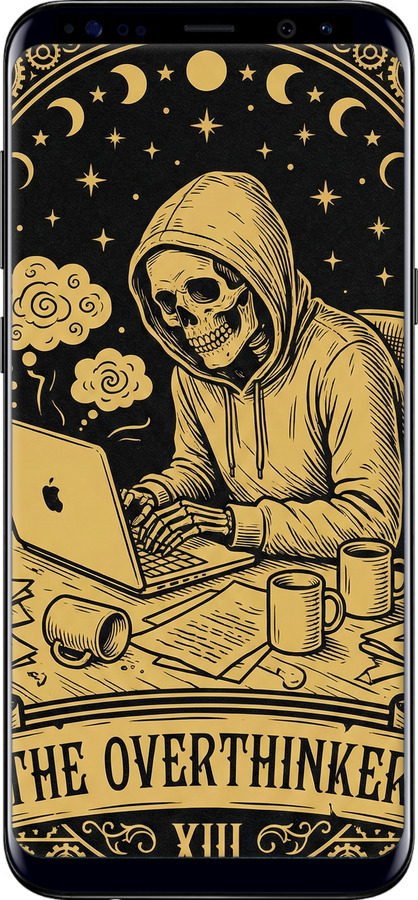 Силиконовый чехол The Overthinker для Samsung Galaxy S8 - 6774u-829 изображение 