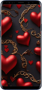 TPU чехол Сердечки для Samsung Galaxy S9 Plus - 5831b-1365 изображение 