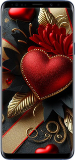 TPU чехол Сердечки v2 для Samsung Galaxy S9 Plus - 5832b-1365 изображение 