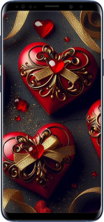 TPU чехол Сердечки v4 для Samsung Galaxy S9 Plus - 5834b-1365 изображение 