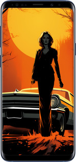 TPU чехол Чохол для телефону Дівчина біля автомобіля для Samsung Galaxy S9 Plus - 5946b-1365 изображение 