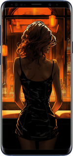 TPU чехол Чехол для телефона Девушка в баре для Samsung Galaxy S9 Plus - 5947b-1365 изображение 