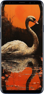 TPU чехол Лебедь для Samsung Galaxy S9 Plus - 5964b-1365 изображение 