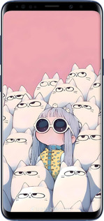 TPU чехол Малышка с котами для Samsung Galaxy S9 Plus - 6295b-1365 изображение 
